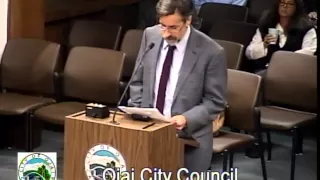 April 14, 2015 Ojai City Council Meeting