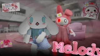 SHE WONT STOP FOLLOWING ME IN ROBLOX MELODY! 🐰🐰 |itsstays