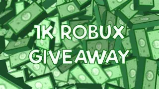 Giving 10 people 100 robux for my giveaway