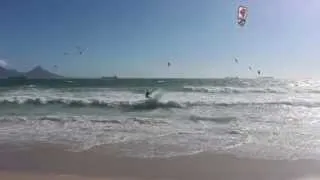 KiteSurfing in Cape Town: Huge jump by Adi K!