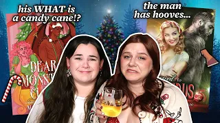 we read holiday monster romances and now christmas is cancelled 🎄🚫 *DRUNK LITERACY*