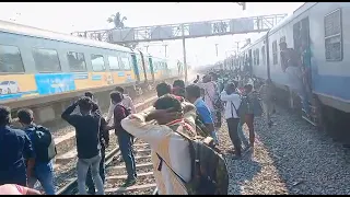 Live Shatabdi Train Accident in TEKAL.
