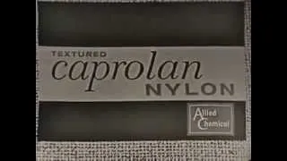 Vintage Old 1960's Allied Chemical Caprolan Nylon Carpet Commercial