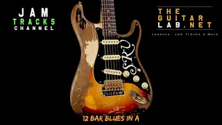 Blues Guitar Backing Track / Blues Shuffle in A