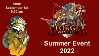 FoEhints: Summer Event 2022 in Forge of Empires