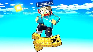 Ich ÜBERLEBE auf einem LUCKY BLOCK CREEPER (extrem) - Minecraft mit LumeXx