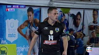 Brasil x Uruguai HD - Melhores momentos - Desafio Internacional de Futsal (20/11/2016)