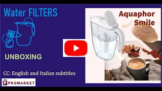 Unboxing Aquaphor Smile - ultra-compact water filtering pitcher (jug)