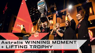 Astralis WINNING MOMENT + LIFTING TROPHY @ESL Pro League S8