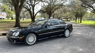 2001 Mercedes Benz CL500 air suspension/ down to high and back down ⬆️⬇️👌