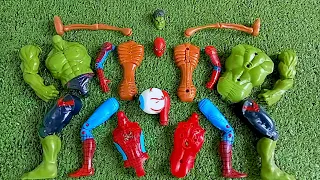 Merakit Mainan Hulk Smash vs Spider-Man vs Siren Head Superhero Avengers Toys