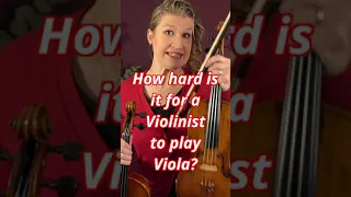 how hard is it to play viola as a violinist #shorts