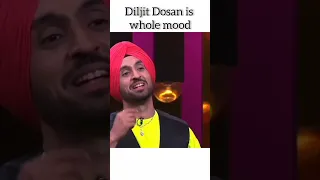 Diljit Dosan is whole mood| #ytshorts #diljitdosanjh #diljit #badshah #koffeewithkaran #karanjohar