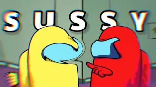 “SUS" - Among Us Song (Animated Music Video) BUT every time they take a step the video speeds up