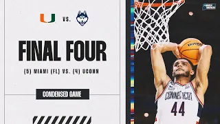 UConn vs. Miami (FL) - Final Four NCAA tournament extended highlights