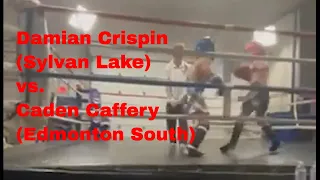 Damian Crispin Arashi-Do Sylvan Lake vs. Caden Caffrey Arashi-Do Edmonton South, Muay Thai Match