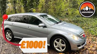 I BOUGHT A MERCEDES R CLASS FOR £1000!