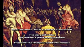 Renaissance Dance - Pavane 'La Bataille' (Brass Ensemble)