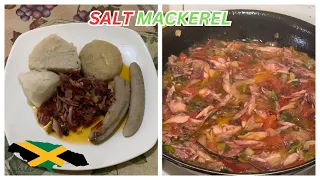 SALT MACKEREL COOK UP || (Jamaican Breakfast/Dinner)