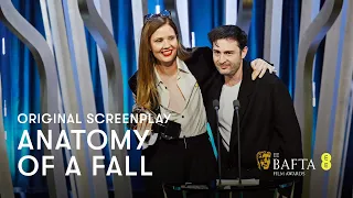 Anatomy of a Fall wins Original Screenplay |  EE BAFTA Film Awards 2024