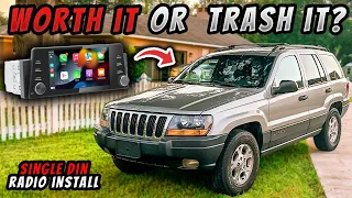 Installing a $60 CarPlay Radio on my $1000 Jeep WJ Build!