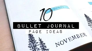 10 BULLET JOURNAL PAGE IDEAS with Let's Journal Store Products! | BULLET JOURNAL IDEAS