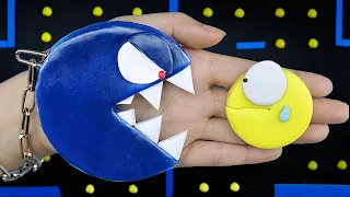 Crazy PAC-MAN vs Chain Chomp Monster | Game PAC-MAN Stop Motion