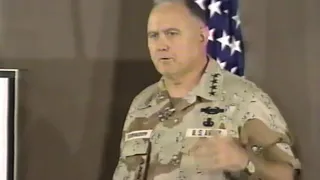 General Norman Schwarzkopf Briefing from Saudi Arabia, January 27, 1991