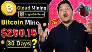 $250 Bitcoin Mine Months 🤑 - CryptoTab Farm Plan How To Use? Best Cloud Mining App In 2023🔥