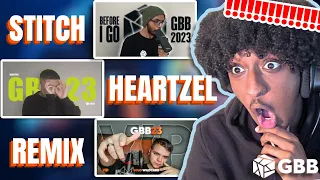 STITCH, HEARTZEL & Remix | GBB23: World League Wildcards | YOLOW Beatbox Reaction