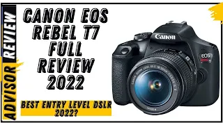 Canon EOS Rebel T7 Full review 2024 | best dslr camera 2024