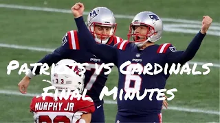 Patriots vs. Cardinals Crazy Final Minutes | HD NFL Week 12