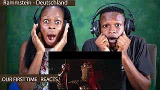 OUR First Time reaction to Rammstein - Deutschland (Official Video)