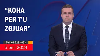 5 prill 2024 "Telefonatat e Teleshikuesve" në News24 - "Koha për t'u zgjuar" ne studio Edvin Peçi