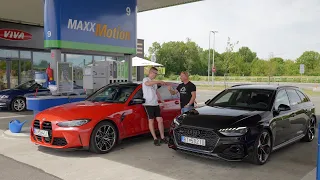 AUDI RS4 Avant vs BMW M3 Touring