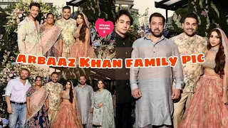 arbaaz Khan wedding||shura khan and arbaaz Khan||family pic 🧡👪 And Salman Khan