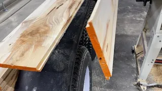 1st Attempt MAKING SHIPLAP with TABLESAW DADO Blade & Finish Edging Boards-Popple People-Episode 16