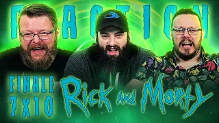 Rick and Morty 7x10 FINALE REACTION!! "Fear No Mort"