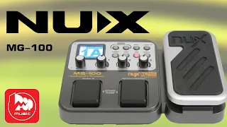 [Eng Sub] NUX MG-100 guitar multi-effect - affordable and simple