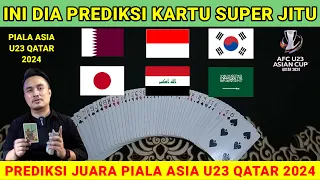 PREDIKSI JUARA‼️ Piala Asia U23 Qatar 2024 - Timnas Indonesia,Qatar, Japan-Prediksi Kartu Super Jitu