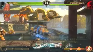 6 new Sub Zero Combos from 140% to 47% in damage MK9