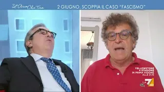 Mattarella, Ugo Mattei: ha detto cose che rasentano l'alto tradimento. Bagarre in studio. 5giu.2023