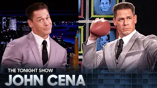 John Cena Talks Returning to the WWE and Plays Facebreakers with Jimmy | The Tonight Show