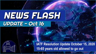 IATF Resolution Update October 15, 2020