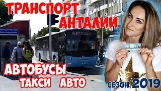 BUSES, TAXI, AUTO and OTHER TRANSPORTATION OF ANTALYA, TURKEY /// VEHICLES 2019