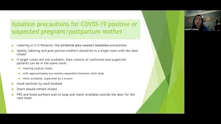 Webinar #7: COVID-19 Recommendations for Laboring Mothers and Newborns (Sponsored by EADG)