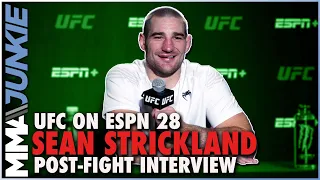 Sean Strickland critical of Uriah Hall win: ''I kind of hit like a pansy' | UFC on ESPN 28