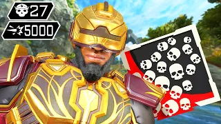 BRUTAL NEWCASTLE 27 KILLS & 5000 DAMAGE (Apex Legends Gameplay)