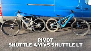 Pivot Shuttle AM vs Pivot Shuttle LT