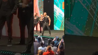 Live Crowd Reaction - Cody Rhodes, The Rock, Roman Reigns, Seth Rollins - WrestleMania Kickoff